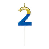 Number Candle 2 - French Blue