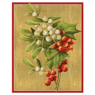 Under the Mistletoe Mini Christmas Cards in Cello Pack - 5 Cards & 5 Envelopes