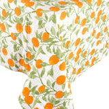 Reversible Kantha Table Cover in Orange Grove