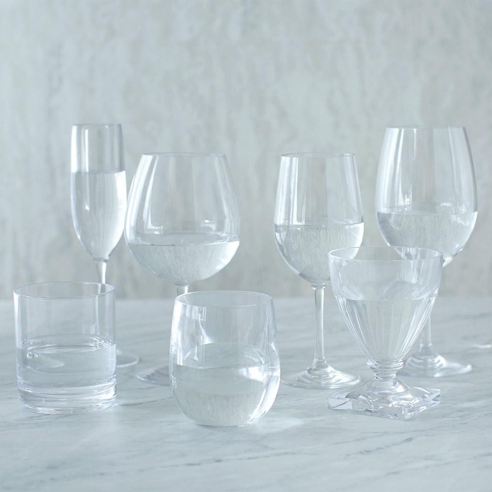 Caspari Acrylic 8.5oz Wine Goblet in Crystal Clear - 1 Each ACR400