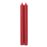Caspari Straight Taper 12" Candles in Red - 2 Candles Per Package CA80.12