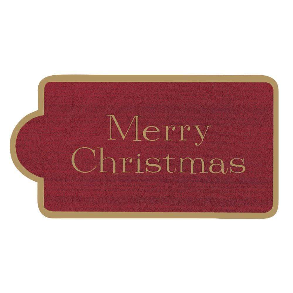 Caspari Merry Christmas Classic Gift Tags - 4 per Package