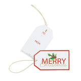 Caspari Merry Christmas Classic Gift Tags - 4 Per Package HT042