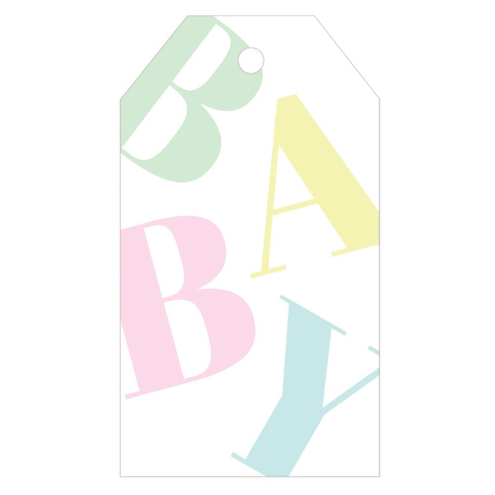 Caspari Tossed Baby Classic Gift Tags - 2 Per Package HT055