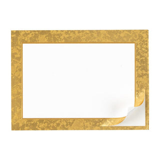 Caspari Antique Gold Self-Adhesive Labels - 12 Per Package LTAG035