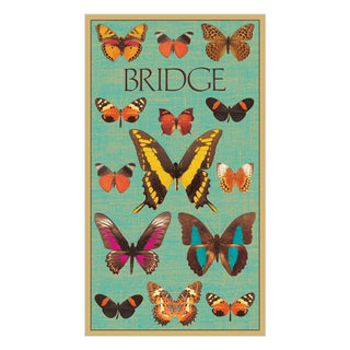 Caspari Deyrolle Butterflies Bridge Score Pad - 1 Each SP124