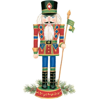 Caspari Nutcrackers Decorative Die-Cut Gift Tag - 4 Per Package TAG9503