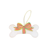 Caspari Dog Bone and Bow Decorative Die-Cut Gift Tags - 4 Per Package TAG9697