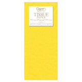 Caspari Solid Tissue Paper in Yellow - 8 Sheets Included TIS001