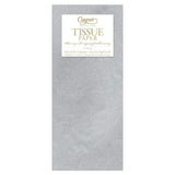 Caspari Metallic Tissue Paper in Silver - 4 Sheets Included TIS012