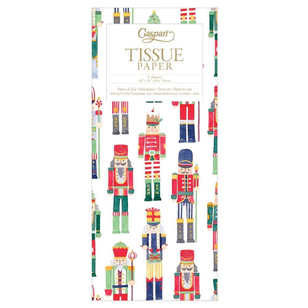 Caspari March of the Nutcrackers Tissue Paper - 4 Sheets Included TIS062